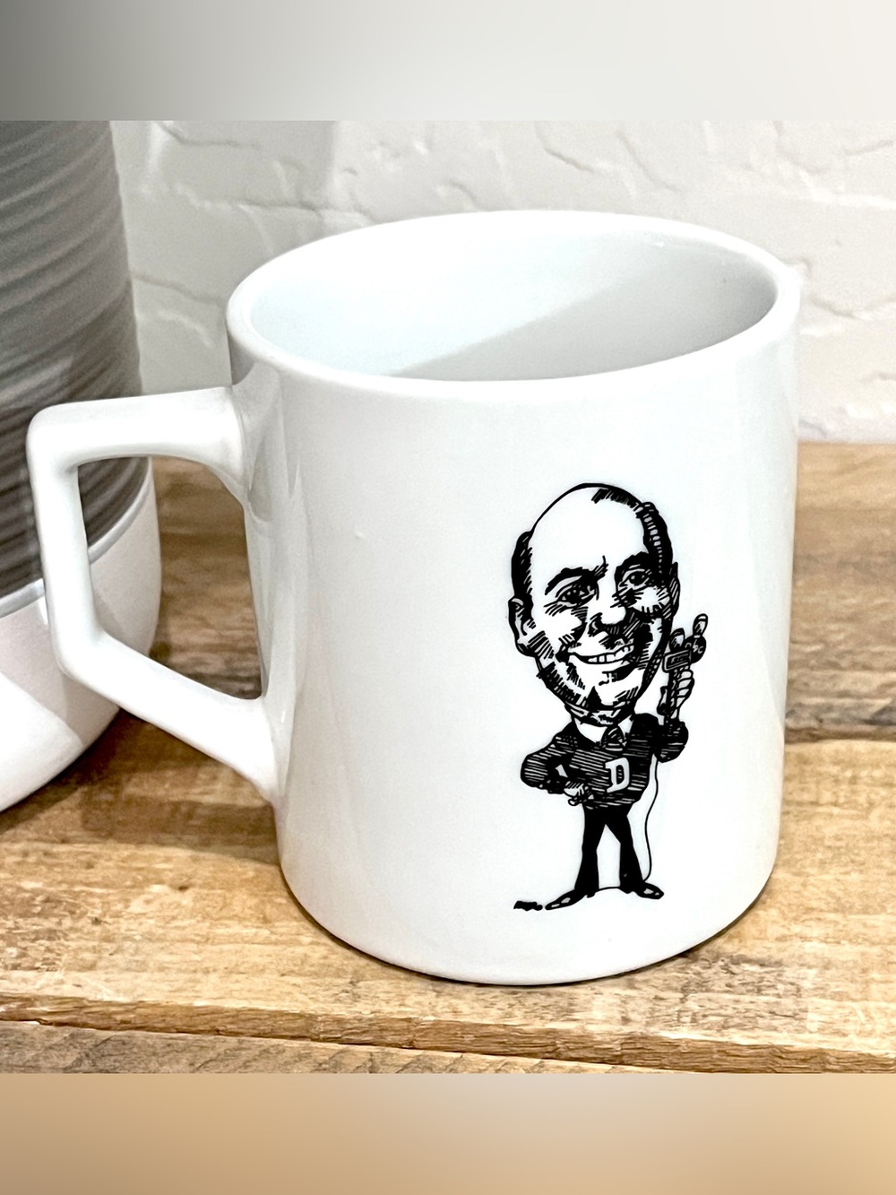 Vintage 1988 Detroit Salutes Dick Vitale Mug University of Detroit Titans